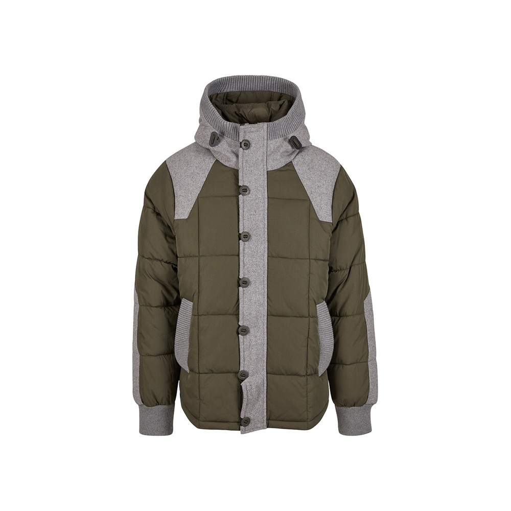 Brandit - Garret Jacket - Olive green/Grey